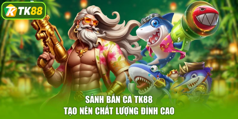 Sảnh bắn cá TK88 tạo nên chất lượng đỉnh cao