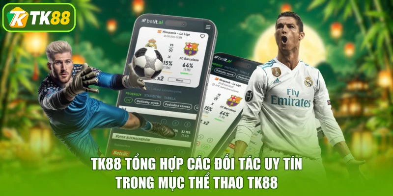 TK88 tổng hợp các đối tác uy tín trong mục thể thao TK88